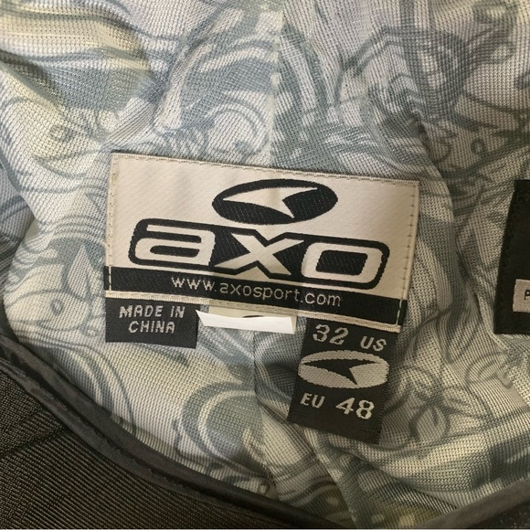 AXO Sport Racing 2007 Moto Champion Motocross Pants Sz 32 Red Black Yellow Y2k - Picture 5 of 12